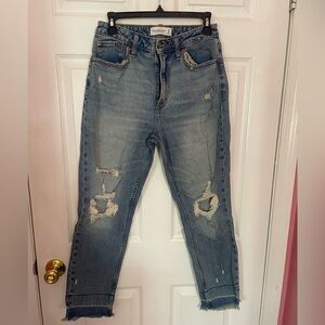 Abercrombie & Fitch HIGH RISE MOM JEAN